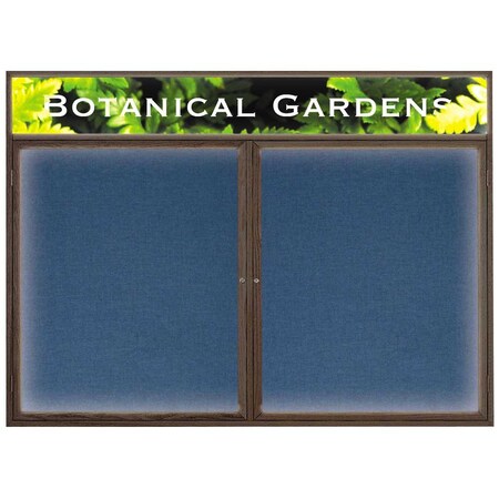 United Visual Products Open Faced Traditional Corkboard, 36x24" UV641A-GOLD-FORBO